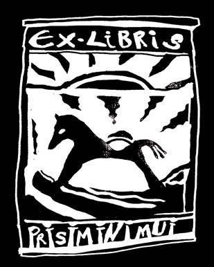 R. V. Gibavičiaus parodos uždarymo programa exlibris