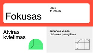 Judančio vaizdo dirbtuvės paaugliams