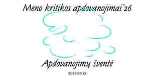 Meno kritikos apdovanojimų 2026 įteikimo šventė